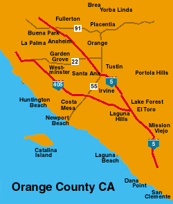 Orange County Map
