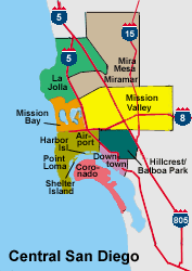 San Diego County Map