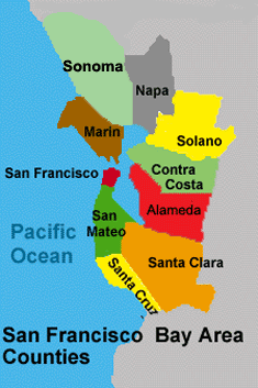 Santa Cruz County Map