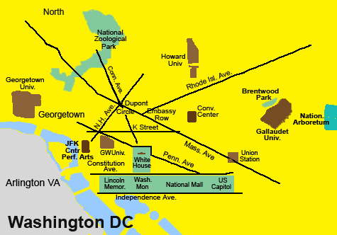 Washington DC Map