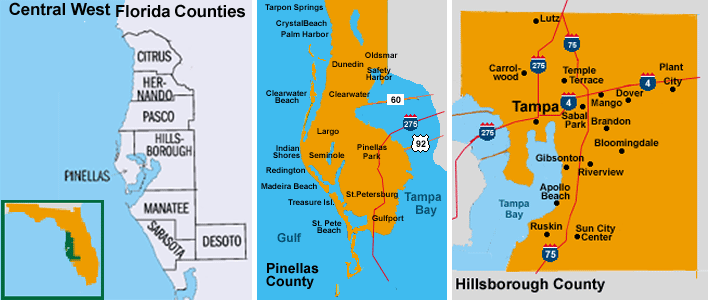 Central West Map