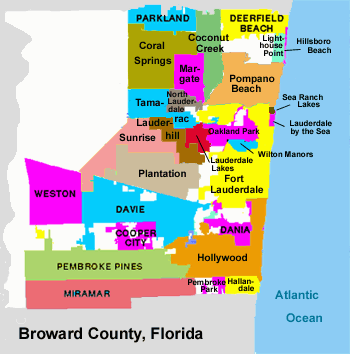 Broward County (Ft.Lauderdale Area) Map