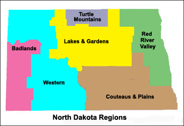 North Dakota Map