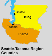 Seattle-Tacoma Region Map